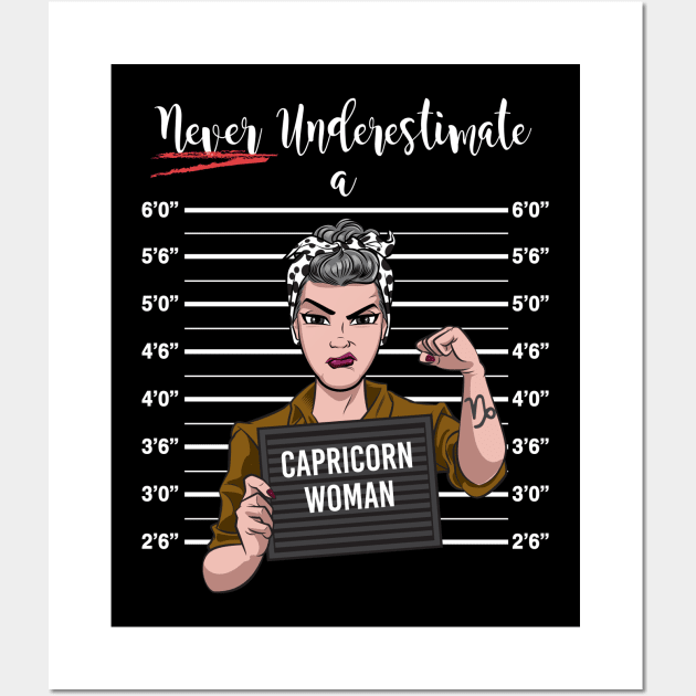 Capricorn Woman Wall Art by Surta Comigo